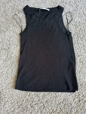 Zara Black basic tank top